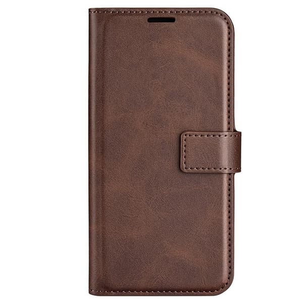 Flip Folio iPhone 14 Plus Pungeetui - Mørkebrun Brun