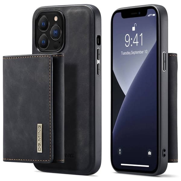 DG.MING M1 Series Mobilskal till iPhone 14 Pro Max 2-i-1 Svart
