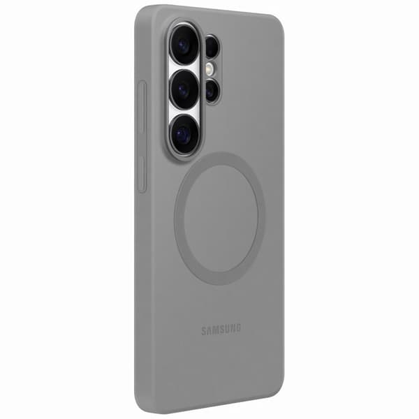 SAMSUNG Mobilskal För Galaxy S26 Ultra MagSafe Silikon Magnet - Grå Grå