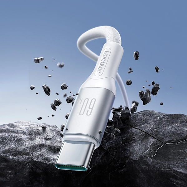 Joyroom USB-C - USB-C kabel 60W 1m S-A28 - Vit Vit