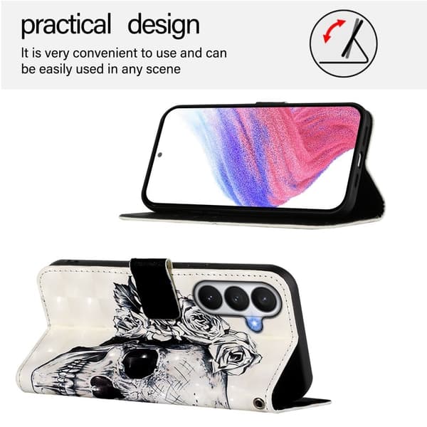Samsung Galaxy S26 / S26 Pro KonstLäder Mönster - Mobilskalle