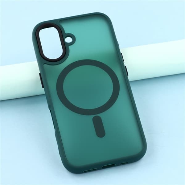 Mobilskal till iPhone 17 MagSafe Skin Touch - Grön Grön