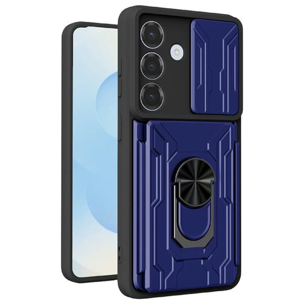Mobilskal för Samsung Galaxy S26 Plus PC + TPU Kickstand - Safir