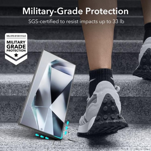 [2-Pack] ESR Galaxy S24 Ultra Hærdet glas Skærmbeskytter Sæt