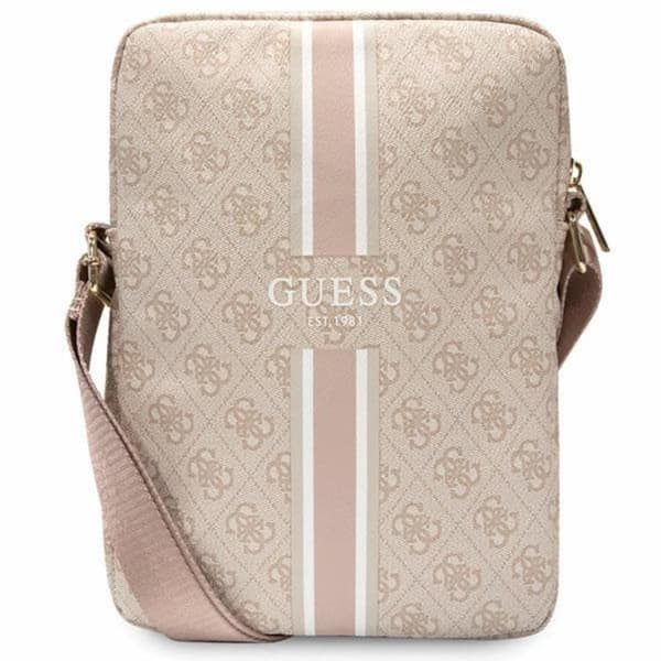 Guess Tabletetui 10" Stripes - Lyserød Rosa