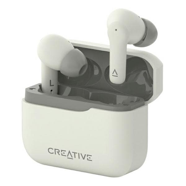 Creative In-Ear Hörlurar Trådlösa ANC Zen Air Plus - Cream Vit