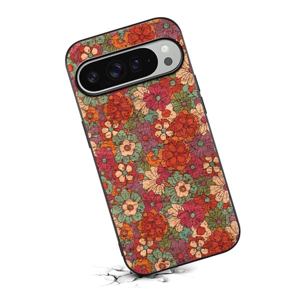 Mobilskal till Google Pixel 10 Pro XL Flower Print - Sommar/Röd Röd