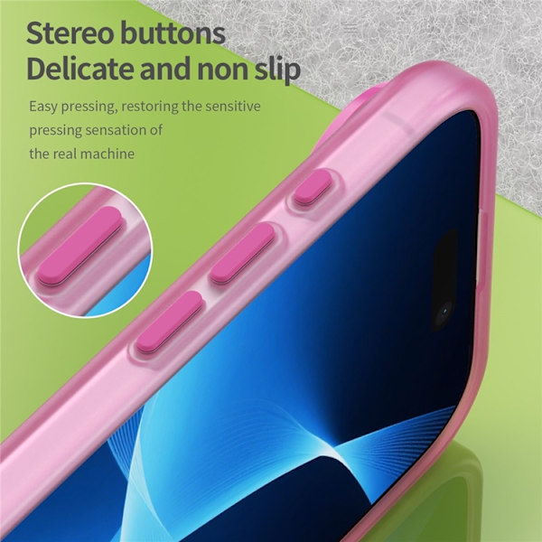 Mobilskal till iPhone Air MagSafe Slim Matte Translucent - Rosa Rosa