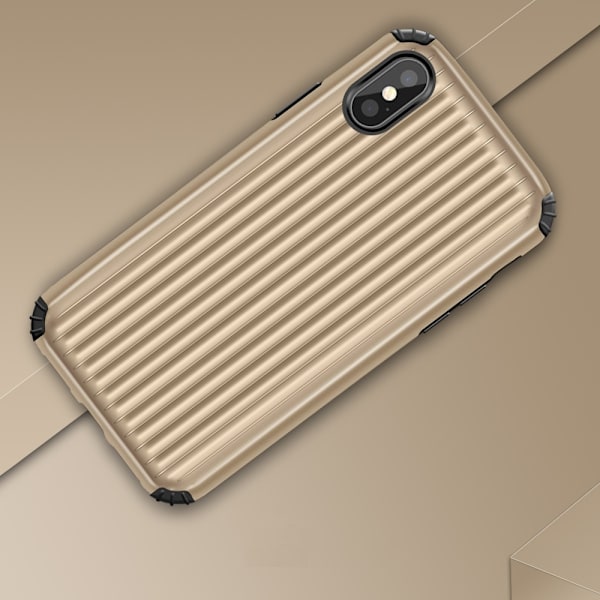 Hybrid Armor Skal till Apple iPhone X/Xs - Guld Gul