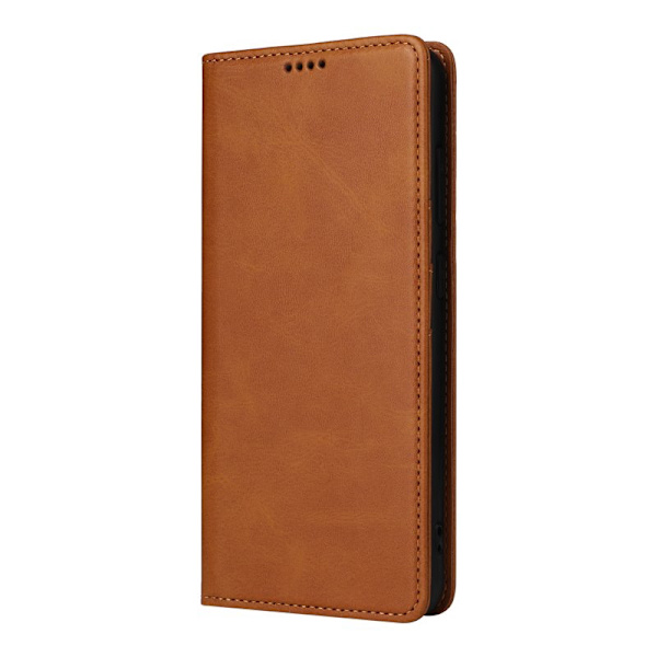 Plånboksfodral för Samsung Galaxy S26 Plus RFID Blocking Konstläder - Brun