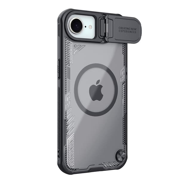 Nillkin Telefontaske til iPhone 16e MagSafe Iceblade Prop - Sort Svart