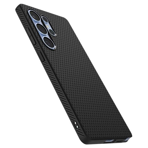 Spigen telefontaske til Galaxy S25 Ultra Liquid Air - Mat Sort Svart