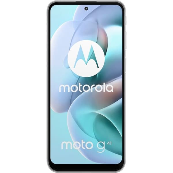 Mobiletui til Motorola Moto G41 med Lyserød Blomst