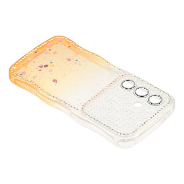 Mobilskal för Samsung Galaxy S26 Plus Glitter TPU - Gradient Gul