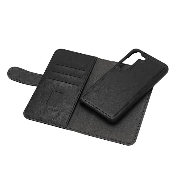 GEAR Galaxy S23 Plånboksfodral 2-i-1 - Svart Svart