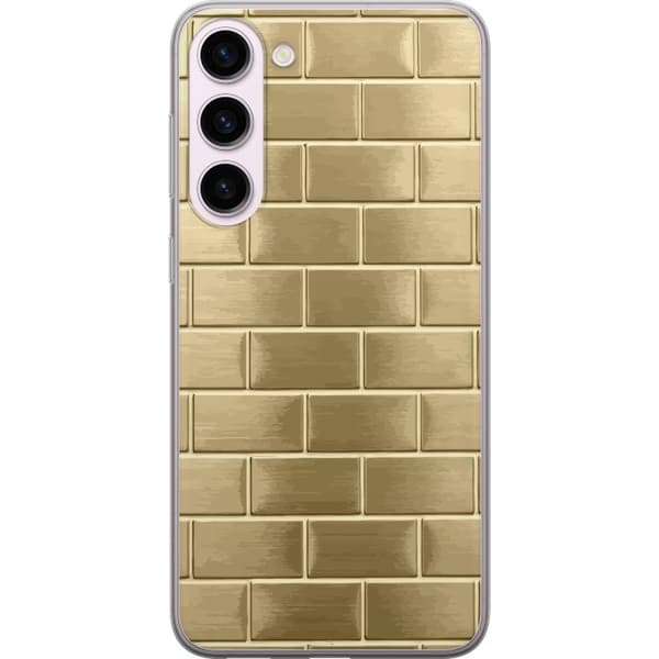Mobilskal till Samsung Galaxy S23+ med Gyllene Murstenar