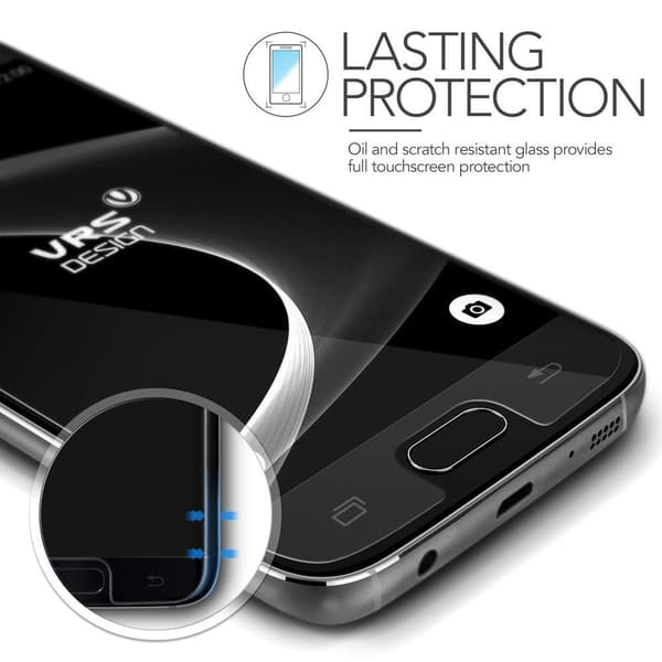 2 X Verus Design karkaistu lasinäytönsuoja Samsung Galaxy S7 E:lle Transparent