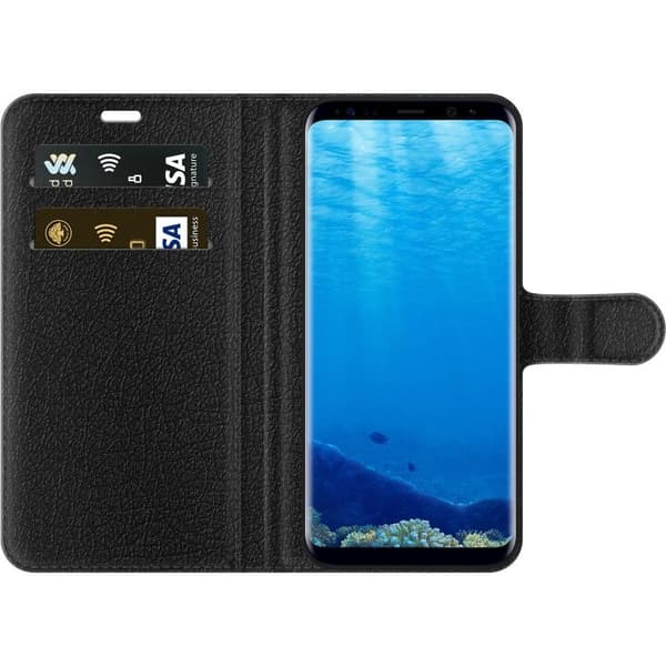 Plånboksfodral till Samsung Galaxy S8 med Ylande varg