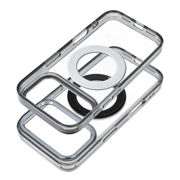 Mobilskal Magafe iPhone 17 Pro Frame Circle med Stand - Orange