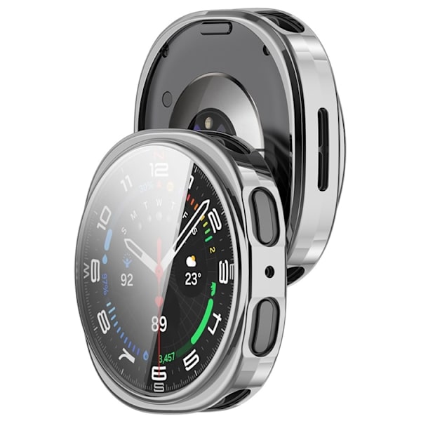 Galaxy Watch 8 (40mm) Skal TPU - Electroplating Silver Silver