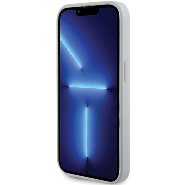 Guess Mobilskal till iPhone 15 Pro 6.1 MagSafe Strass Metal Logo - Silver