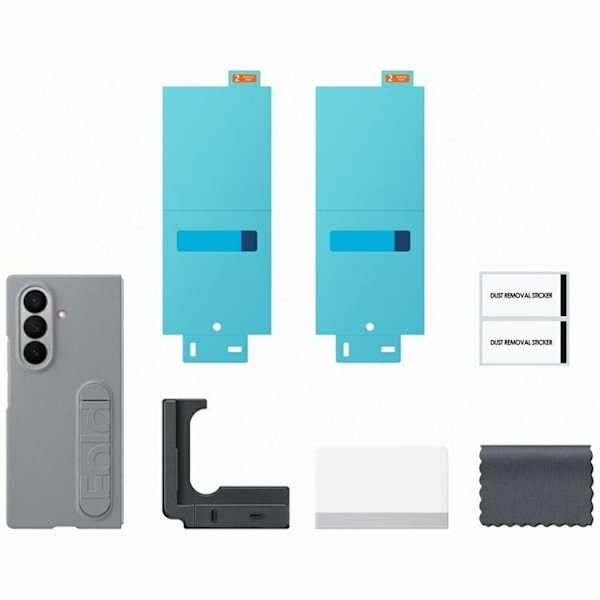 Mobilskal till Samsung Galaxy Z Fold 7 Silikon - Grå Grå