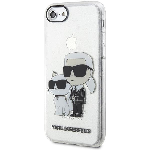 Karl Lagerfeld iPhone 7/8/SE 2020 Skal Gliter Karl&Choupette