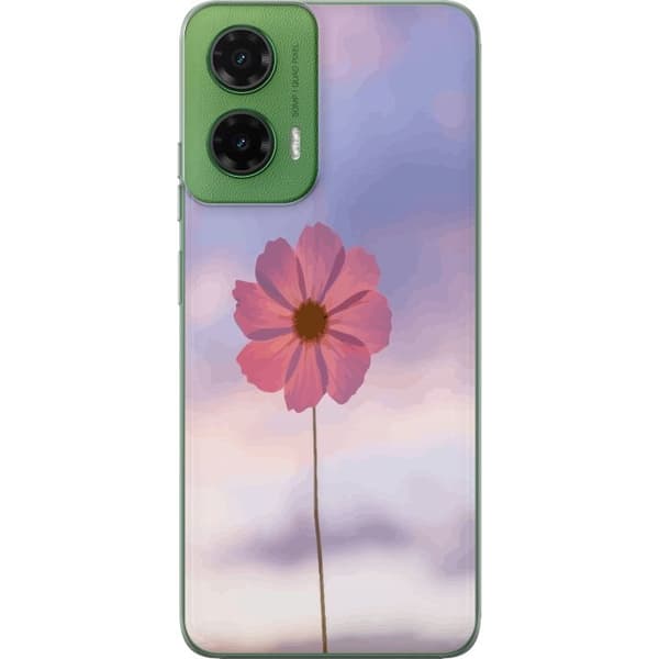 Mobilskal till Motorola Moto G35 med Rosa blomma