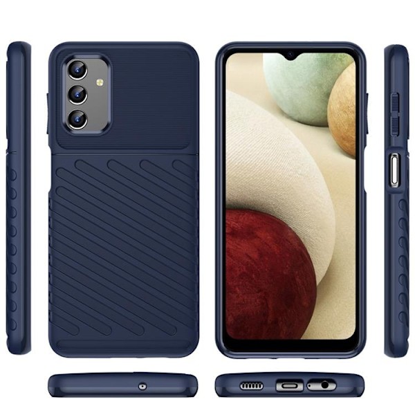 Thunder Flexible Armored Skal Galaxy A13 5G - Blå
