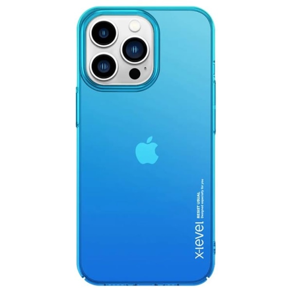 X-Level iPhone 15 Pro Max -puhelimen suojakuori - sininen