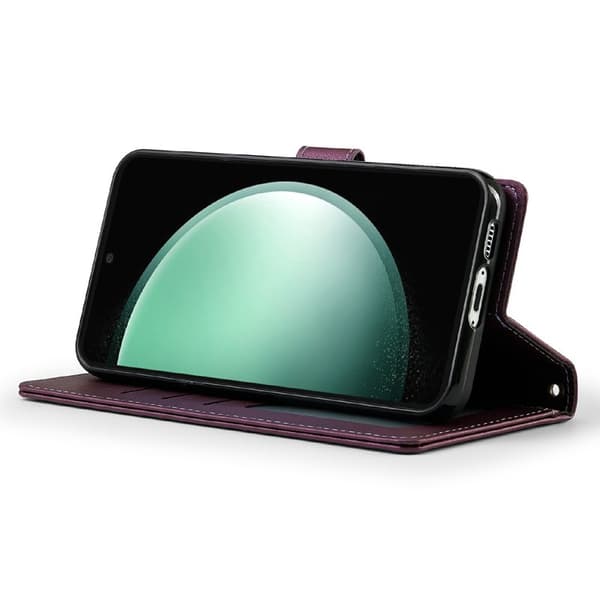 LC.IMEEKE Plånboksfodral för Samsung Galaxy S26 Plus Konstläder Magnetiskt Lila
