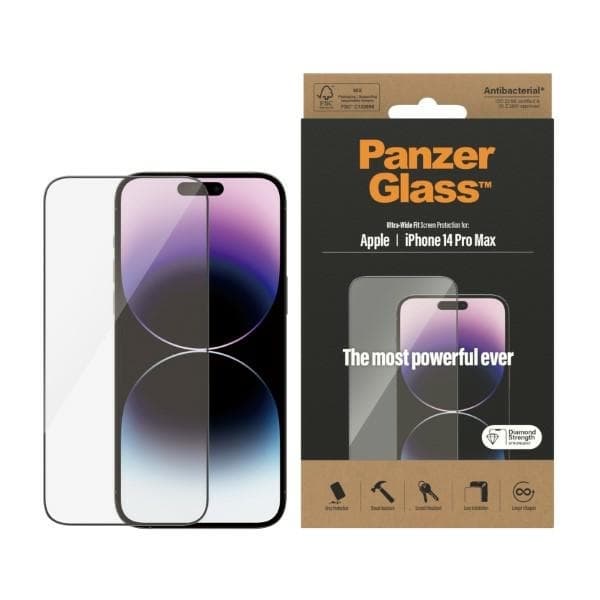 PanzerGlass iPhone 14 Pro Max Härdat Glas Skärmskydd