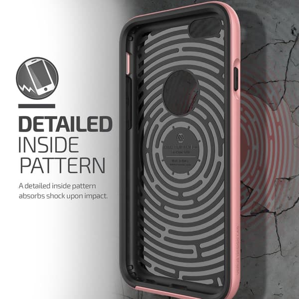 Verus High Pro Shield Cover til Apple iPhone 6(S) Plus - Rose Gold Roséguld