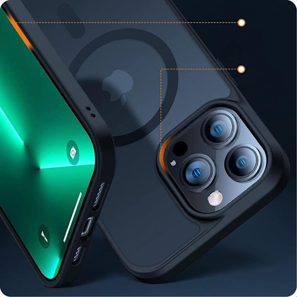 Tech-Protect iPhone 15 Pro Max Mobilskal Magsafe Magmat - Svart
