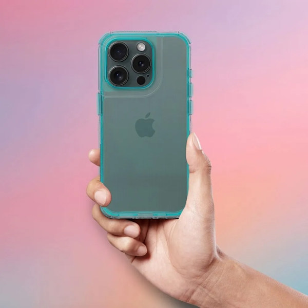 Mobilskal till iPhone 17 Matrix Clear - Mint Grön
