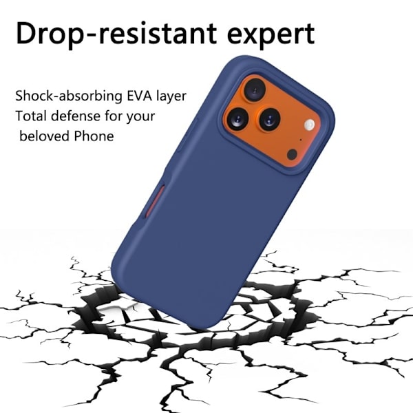 Mobilskal till iPhone 17 Pro Max Shockproof EVA - Blå Blå