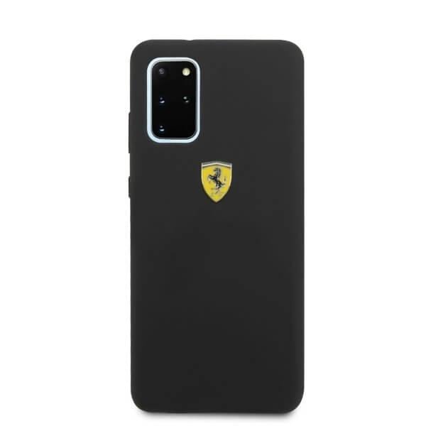 Ferrari Cover S20 Plus Silikone - Sort Black