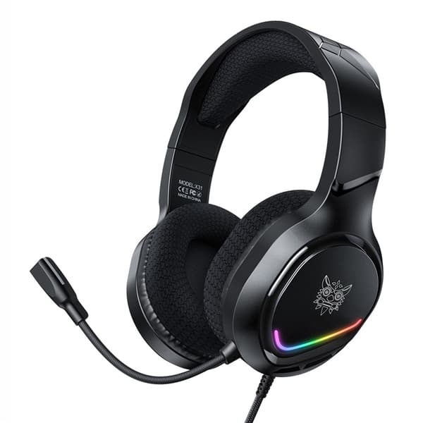 ONIKUMA Over-Ear PC Gaming Hörlurar Headset med Mikrofon X31 Svart