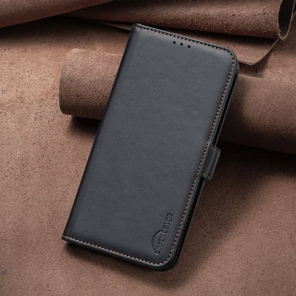 BINFEN Samsung Galaxy S26 Pro Plånboksfodral Konstläder Flip Folio - Svart