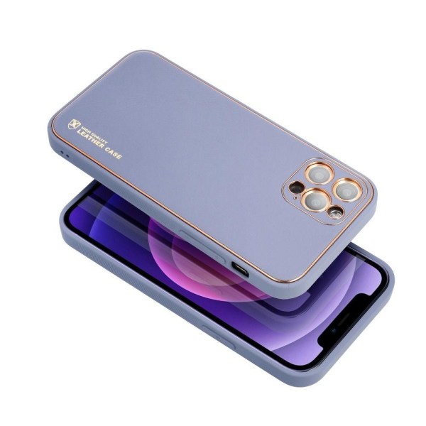 Galaxy A53 5G Cover Forcell -nahkainen tekonahka - sininen