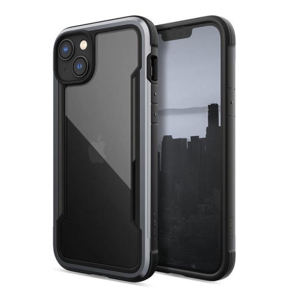 Raptic iPhone 14 Plus -kotelo Megsafe Shield Armored - musta