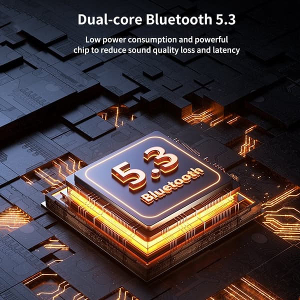 XUNDD H002 Bluetooth-hörlurar med smart touch, svart