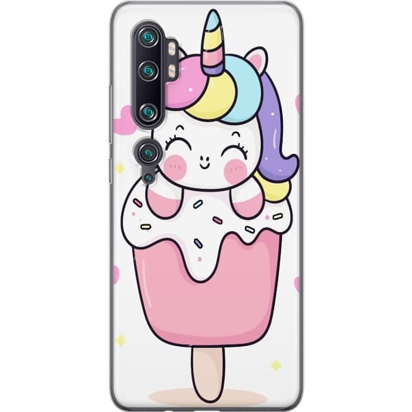 Telefontaske til Xiaomi Mi Note 10 Pro med Happy Unicorn