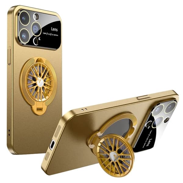 Mobilskal till iPhone 15 Pro Max Magsafe Hard PC - Khaki Brun