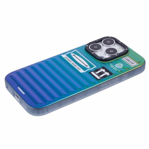 YOUNGKIT Mobilskal till iPhone 16 Pro Max Suitcase Style Flerfärgad