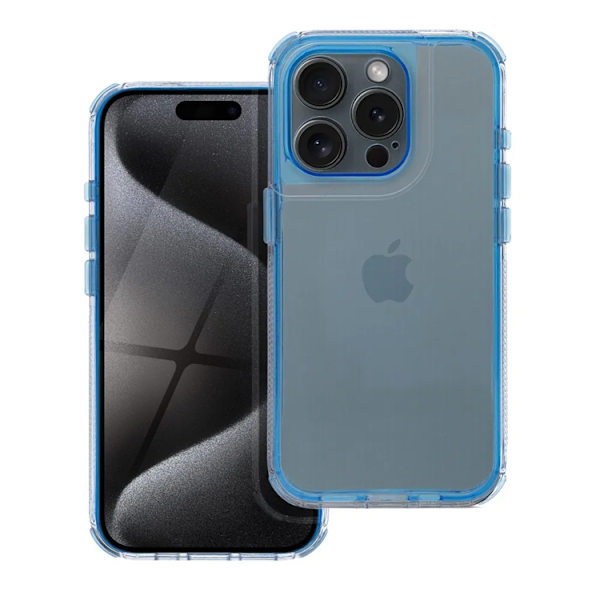 Mobilskal till iPhone 17 Pro Max Matrix Clear - Blå Blå