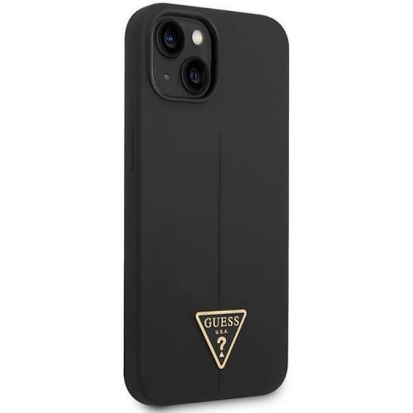 GUESS iPhone 14 Plus Skal Silicone Triangle - Svart Svart