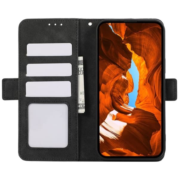ABEEL Xiaomi 14T Plånboksfodral Konstläder Folio Ställ Svart