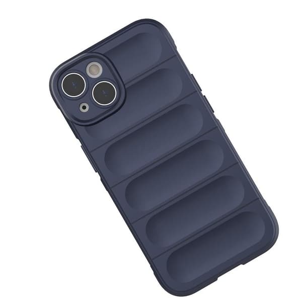iPhone 14 Plus -kuori Magic Shield Flexible Armored - Tummansininen Blå