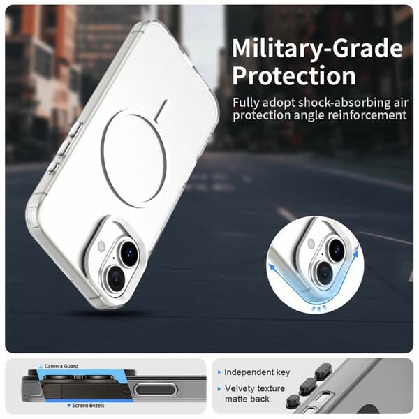 Mobilskal till iPhone 17 MagSafe Candy Color - Vit Vit